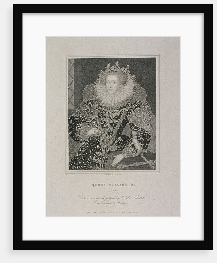 Queen Elizabeth I with an ermine by TA Dean