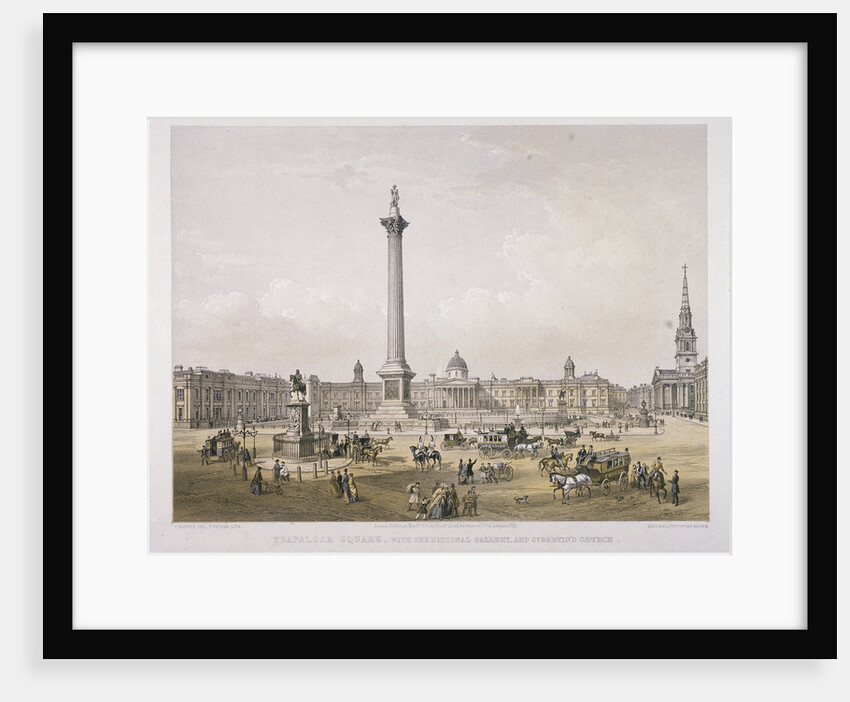 Trafalgar Square, Westminster, London by Day & Son