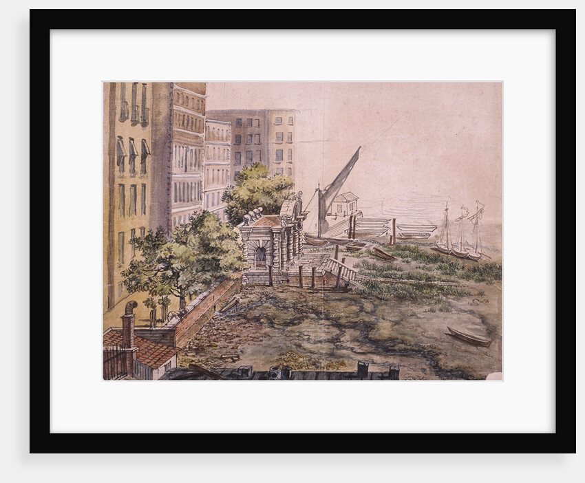 View of York Stairs, Westminster by Anonymous