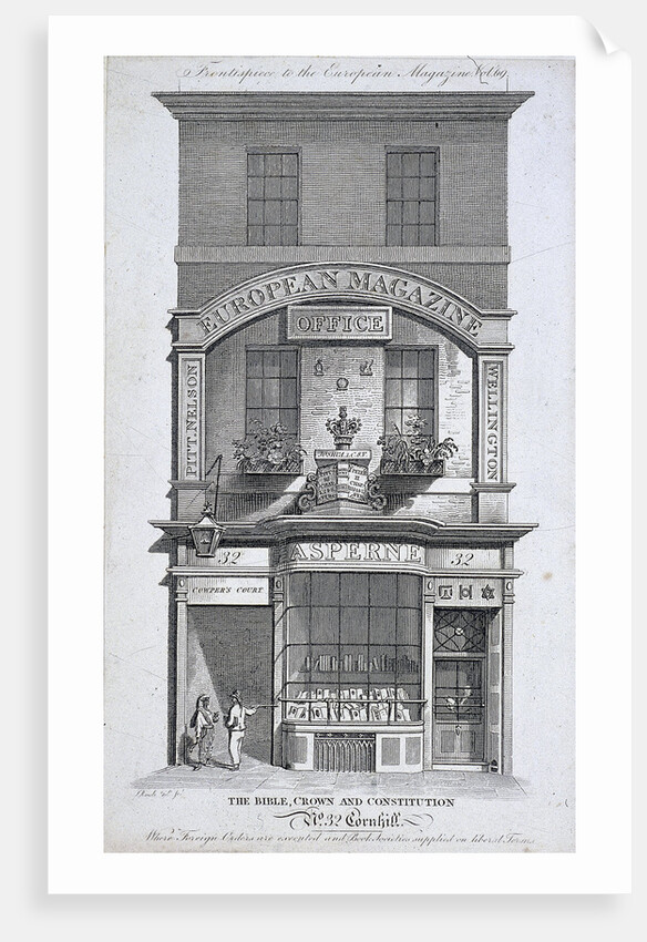 No 32 Cornhill, London by Samuel Rawle