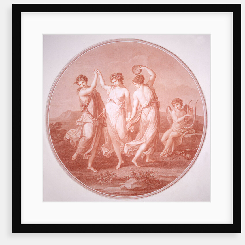 The Three Graces and Cupid by Gavrila Ivanovitch Scorodomoff