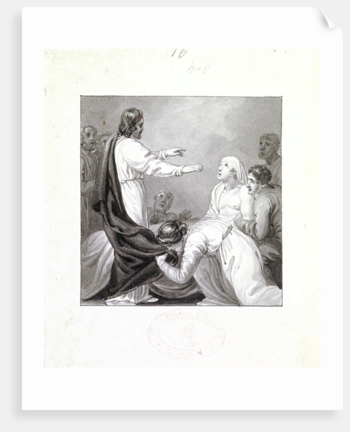 Christ healing a sick man by Henry Corbould