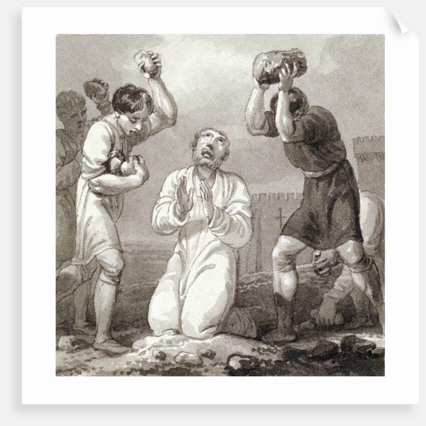 The Stoning of St Stephen by Henry Corbould