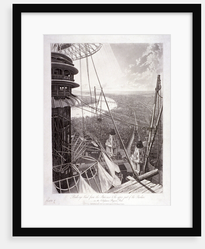 Bird's-eye view of the Colosseum's interior, Regent's Park, Marylebone, London by Anonymous