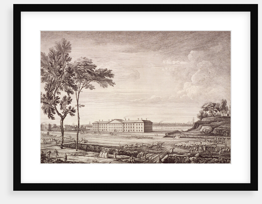 View of the London Hospital in Whitechapel Road by Jean Baptiste Claude Chatelain