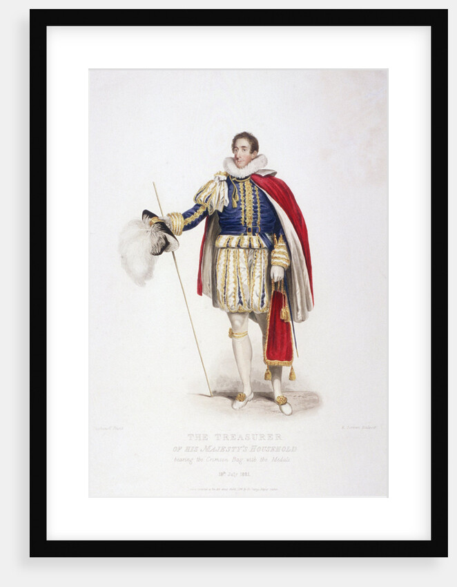 Treasurer in ceremonial costume by Edward Scriven