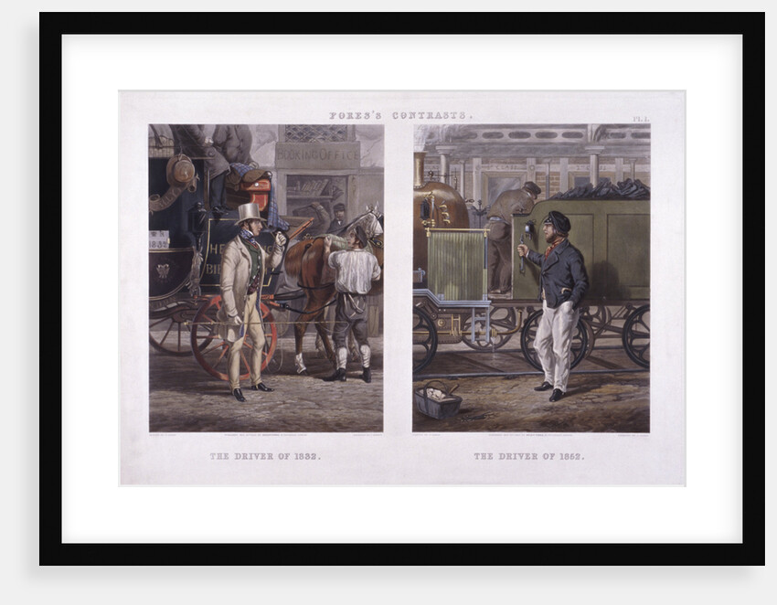 The Driver of 1832' and 'The Driver of 1852' by J Harris