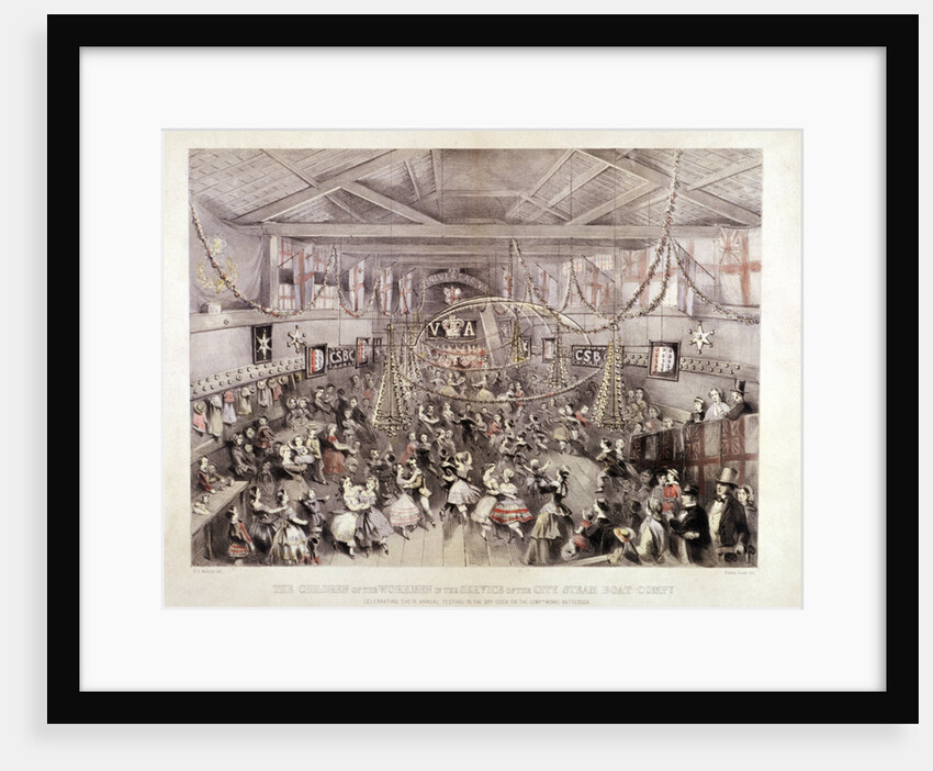 Children of workmen in the service of the City Steam Boat Company by Edwin Jewitt