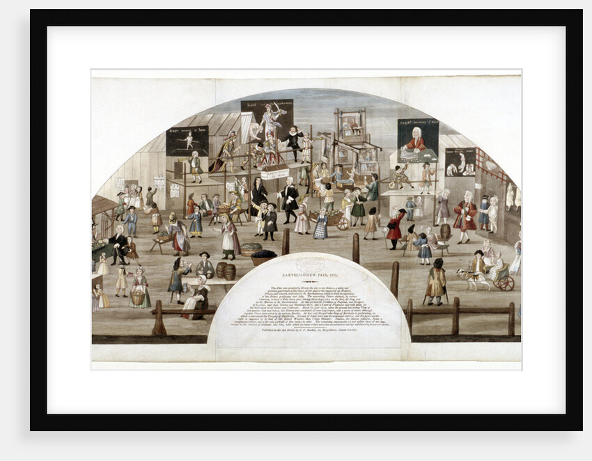Bartholomew Fair, West Smithfield, London by Anonymous