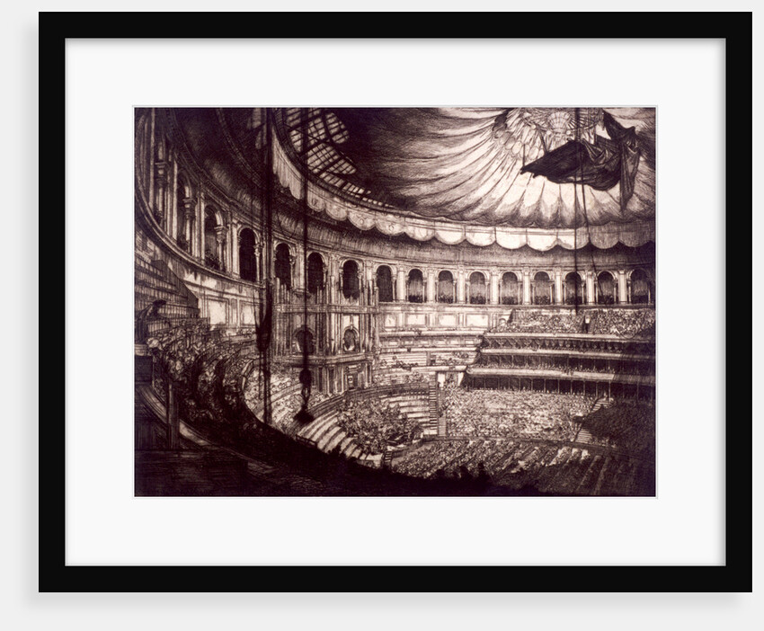 Interior view of the Royal Albert Hall, Kensington, London by Anonymous