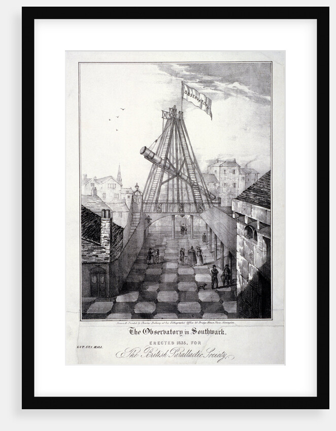 View of The Observatory in Southwark, London by Charles Bellamy