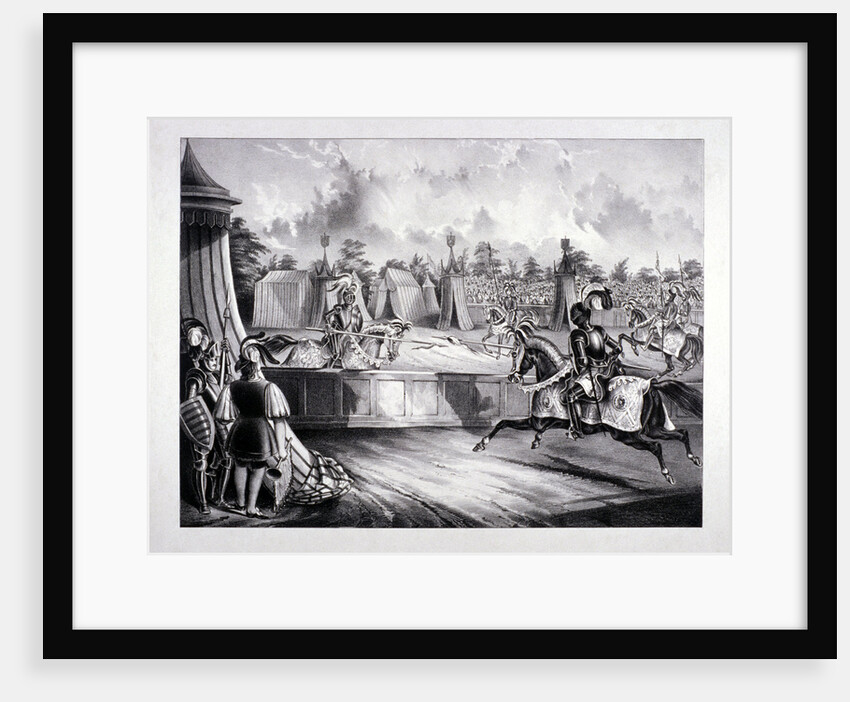 Eglinton Tournament, the Tilt-Yard of the 19th century, near the Regent's Park, London by Benjamin Waterhouse Hawkins