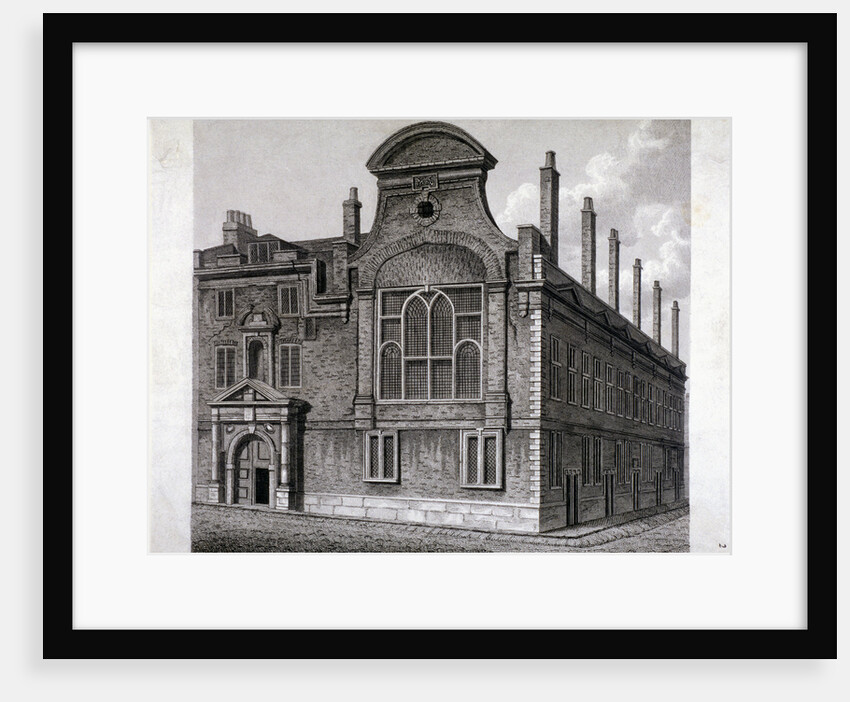 View of the north front of Sion College, London by William Wise