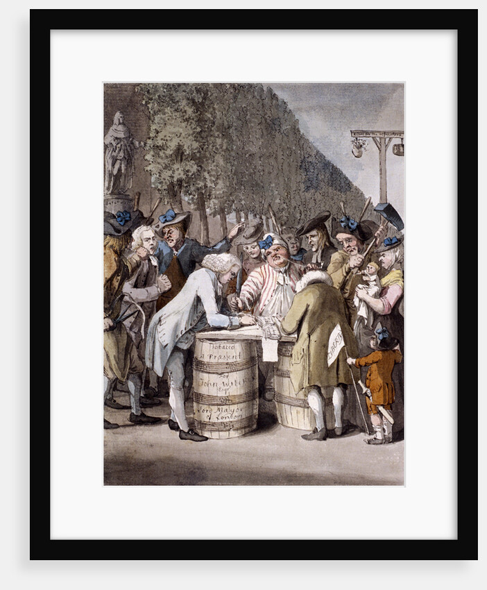 The Middlesex election by Samuel Hieronymus Grimm