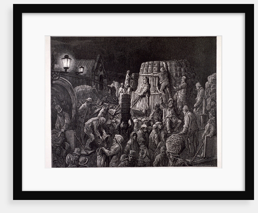 Covent Garden Market-Early Morning by Gauchard Brunier