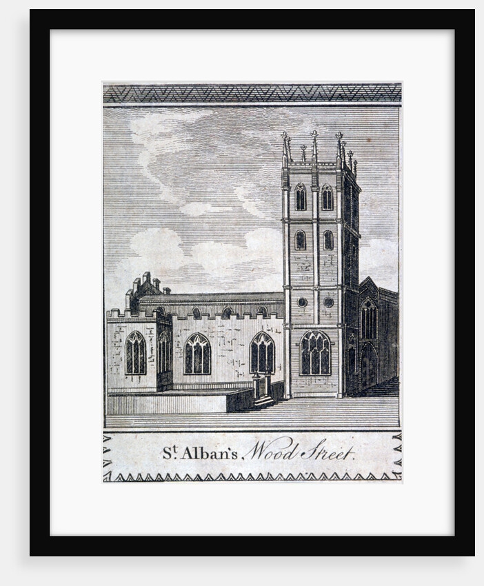 St Alban's Church, Wood Street, London by Anonymous