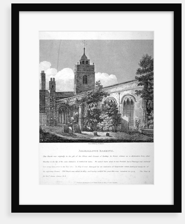 All Hallows-by-the-Tower Church, London by William Pearson