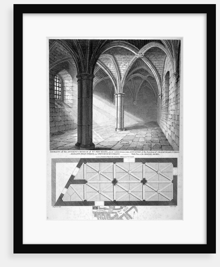 St Michael's Crypt, Aldgate, London by William Wise