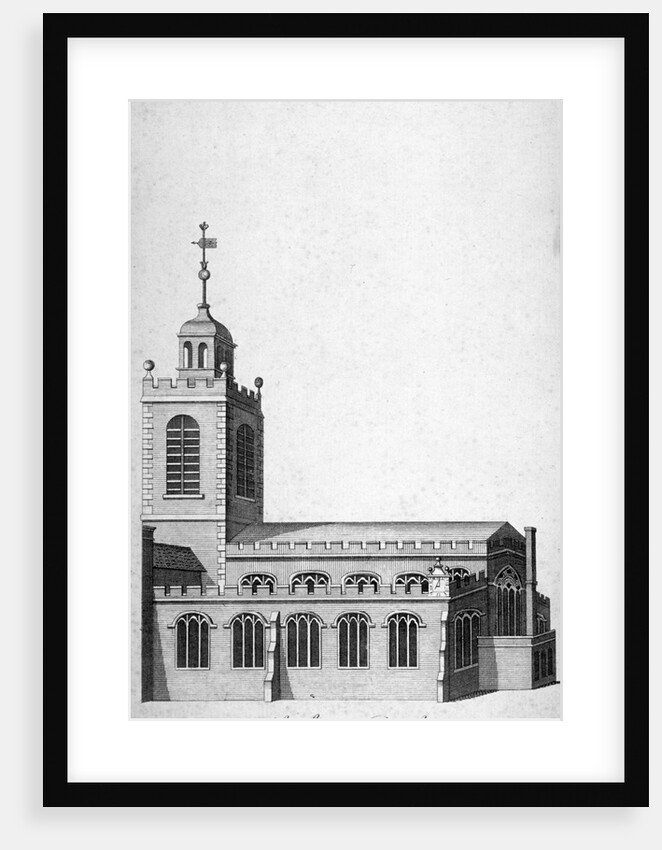 All Hallows-by-the-Tower Church, London by Benjamin Cole