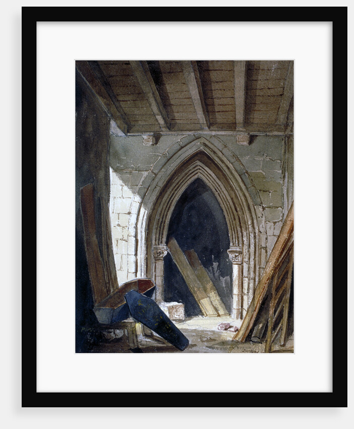 Crypt of St Anne, Blackfriars,  City of London by Percy William Justyne