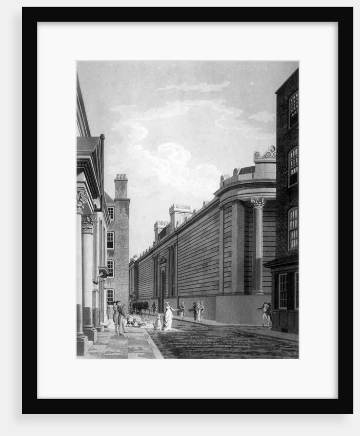 View of the north front of the Bank of England, City of London by Thomas Malton II