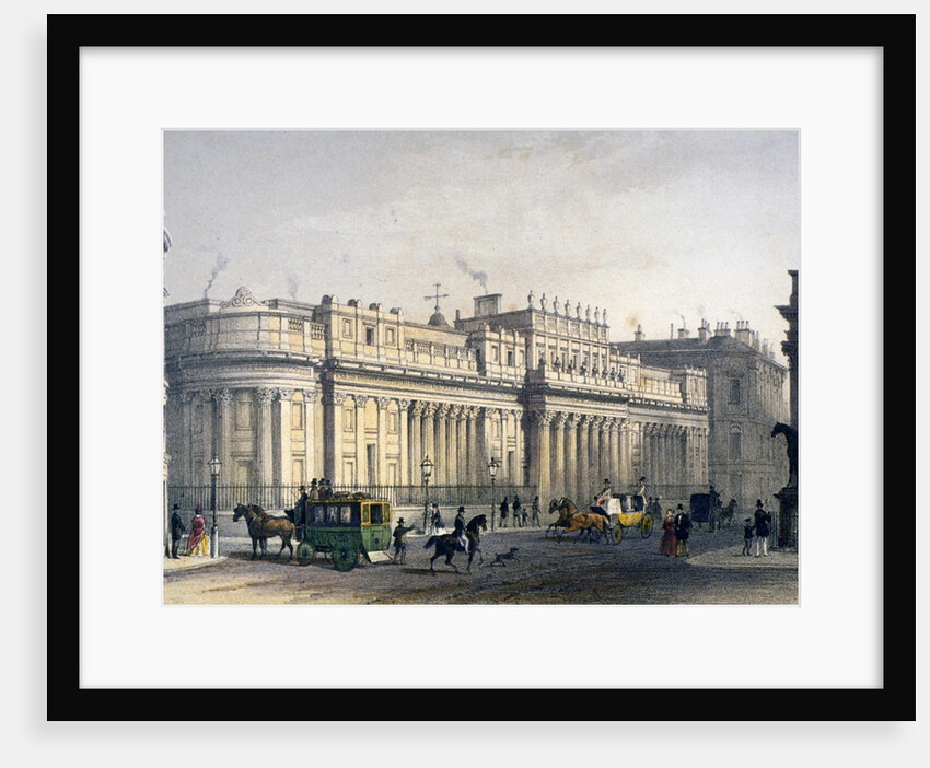 View ofThe Bank of England, City of London by Jules Louis Arnout