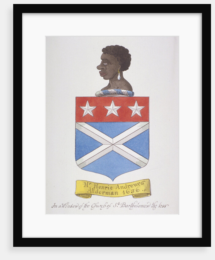 Coat of arms of Alderman Henry Andrews by Anonymous