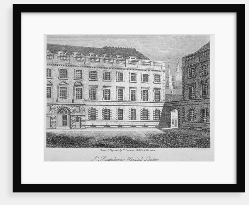 St Bartholomew's Hospital, Smithfield, City of London by H Simmons