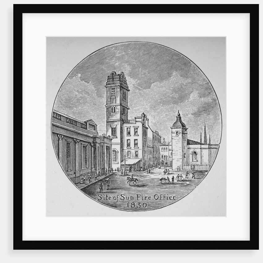 Bartholomew Lane, City of London by Anonymous