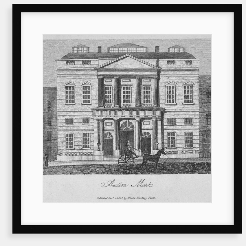 View of the Auction Mart in Bartholomew Lane, City of London by Anonymous
