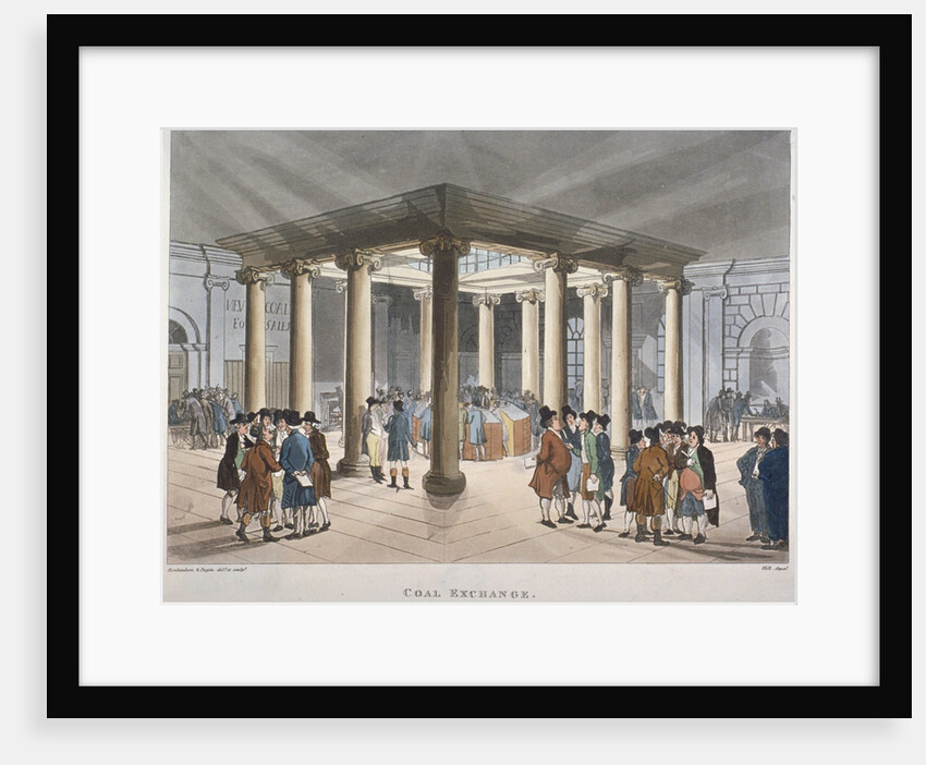 Interior view of the Coal Exchange, Thames Street, City of London by Anonymous