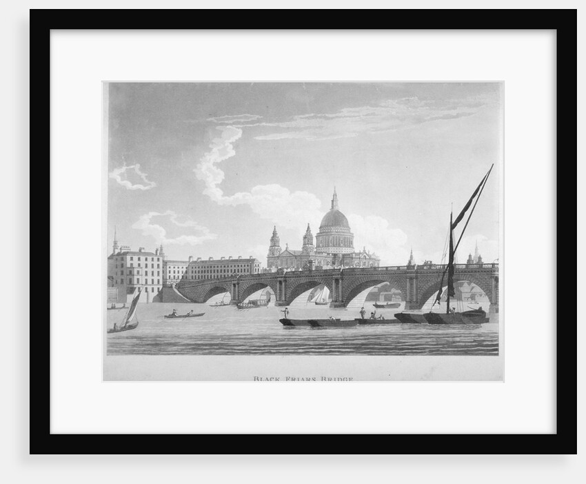Blackfriars Bridge, London by Thomas Malton II