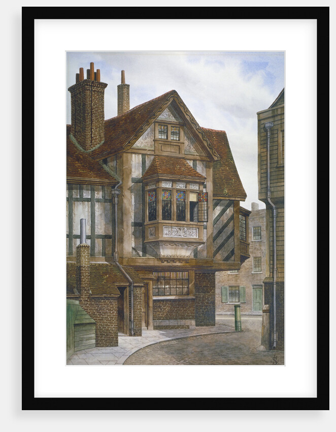 Houses in Bishopsgate, City of London by JL Stewart
