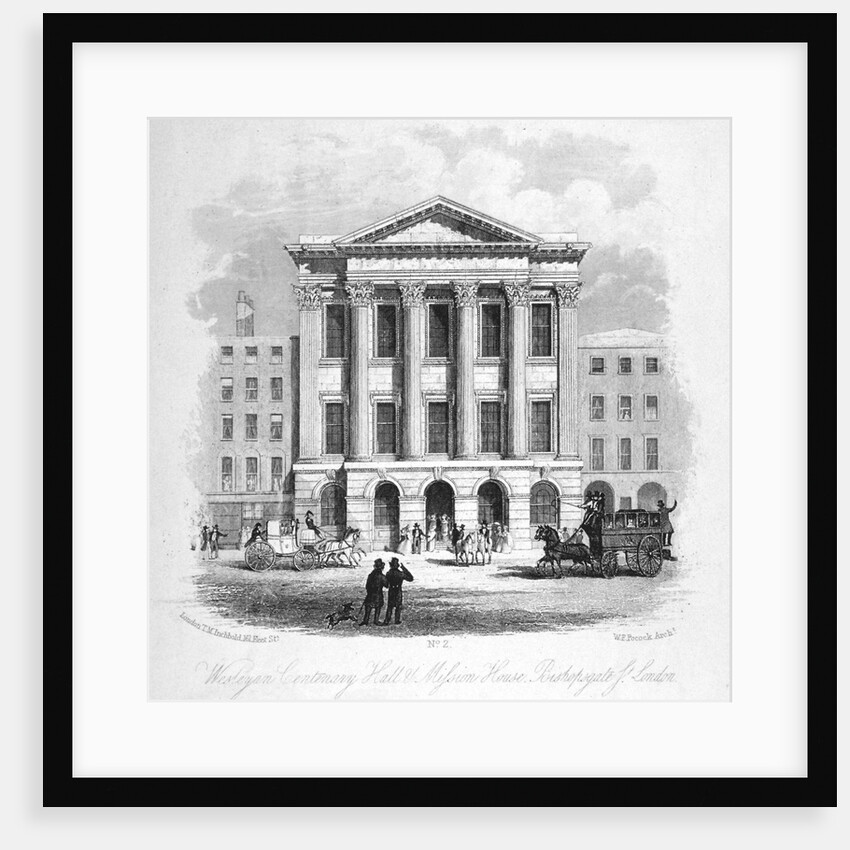 The Wesleyan Centenary Hall and Mission House, Bishopsgate, City of London by Anonymous