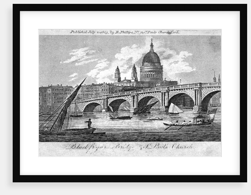 Blackfriars Bridge, London by Anonymous