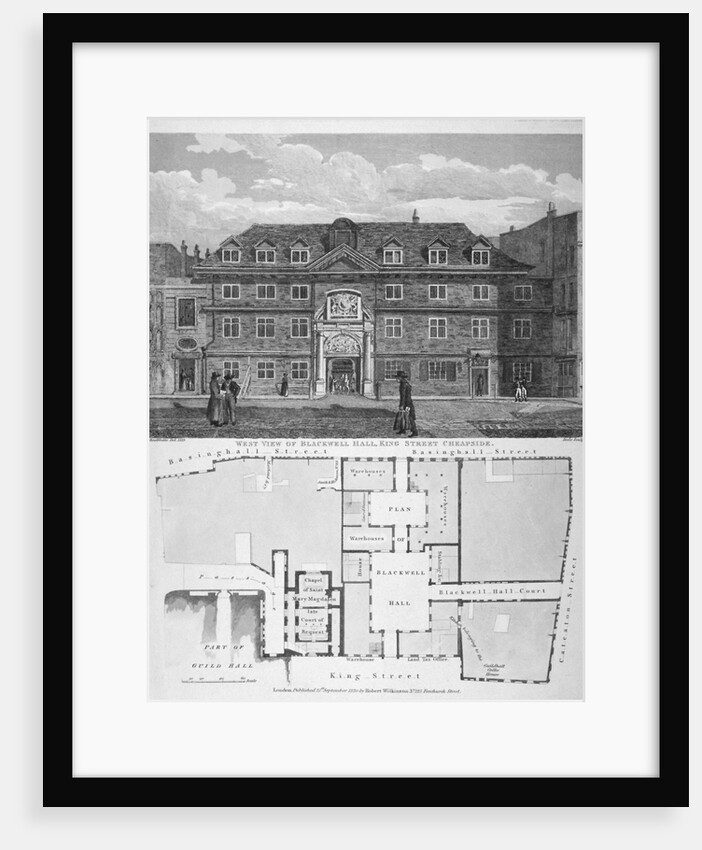 Blackwell Hall, King Street, City of London by Thomas Dale