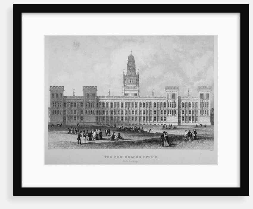 The Public Record Office, Chancery Lane, City of London by WE Albutt