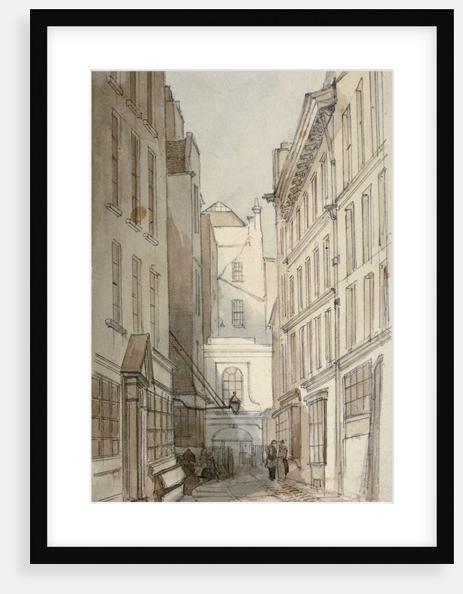 Change Alley, City of London by Thomas Colman Dibdin