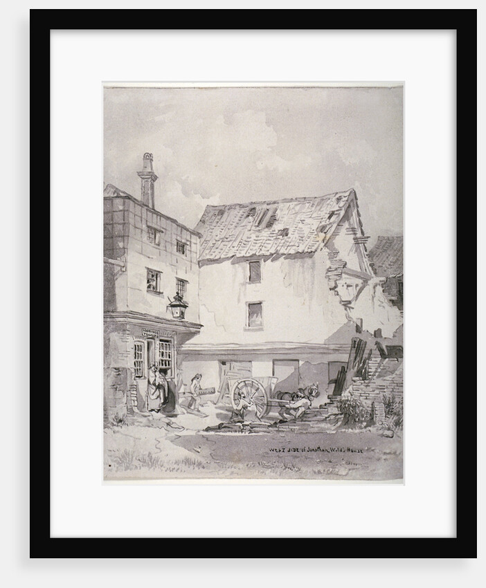 Chick Lane, City of London by Robert Blemmell Schnebbelie