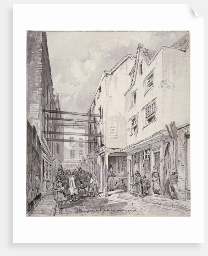 Chick Lane, City of London by Robert Blemmell Schnebbelie