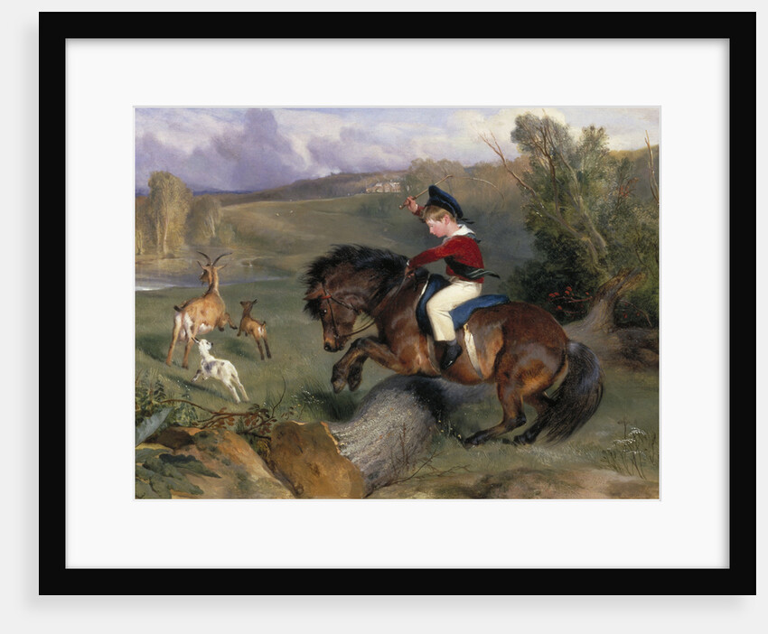The First Leap: Lord Alexander Russell on his Pony 'Emerald' by Edwin Henry Landseer