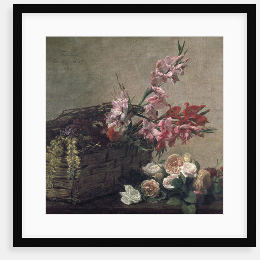 Gladioli and Roses by Henri Fantin-Latour