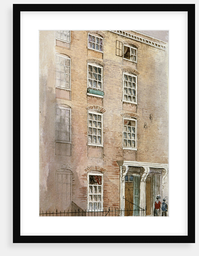 Houses in Crane Court, near Fleet Street, City of London by James Findlay