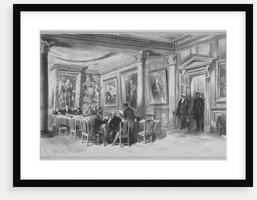 Interior view of the Scottish Corporation in Crane Court, near Fleet Street, City of London by J Maclure