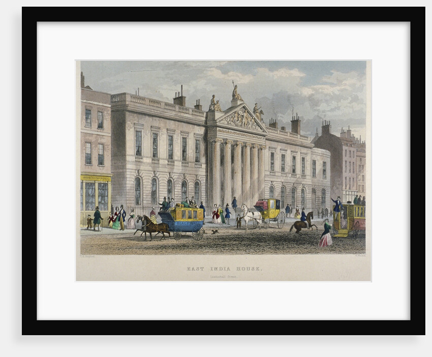 North view of East India House, Leadenhall Street, City of London by Sir William Wallace