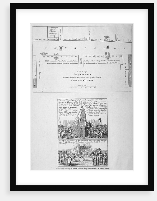 Cheapside, City of London by Anonymous