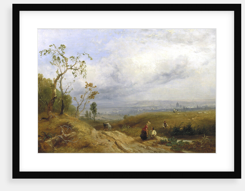 A Peep at the Metropolis from Hampstead Heath by James Baker Pyne