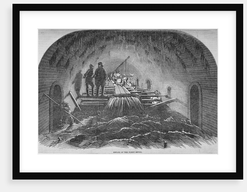 Repair of the Fleet sewer, City of London by Anonymous