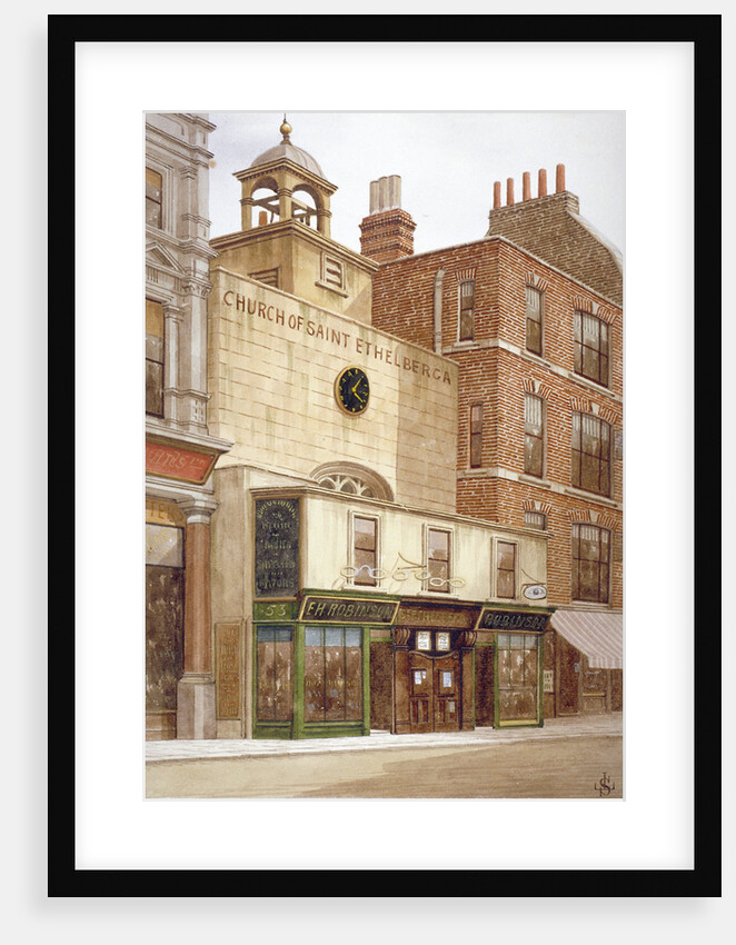Church of St Ethelburga-the-Virgin within Bishopsgate, City of London by JL Stewart