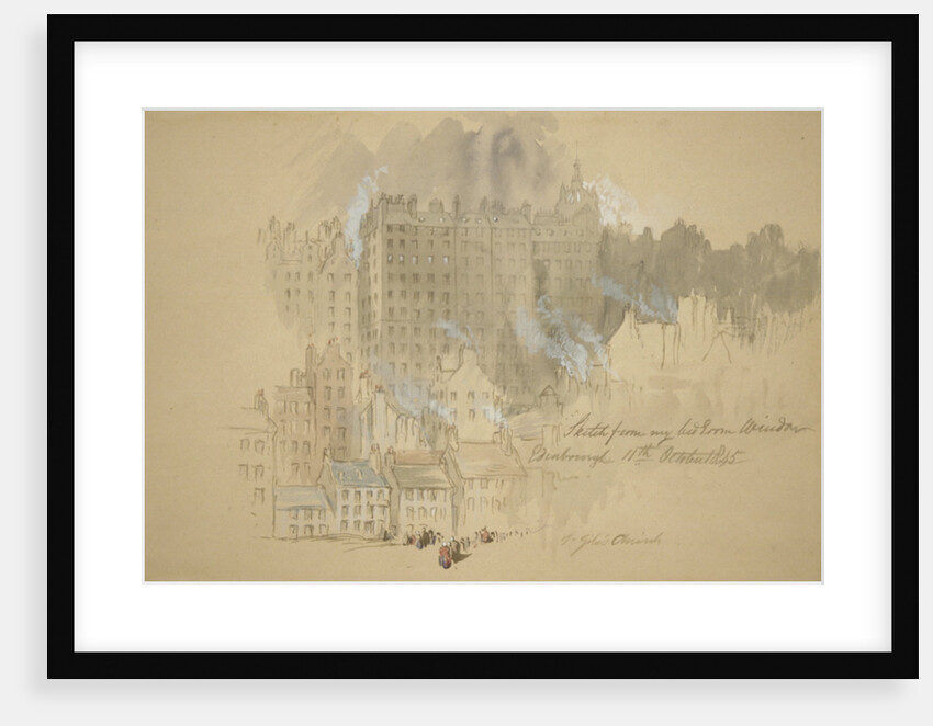 Edinburgh from the Artist's Room by Sir John Gilbert